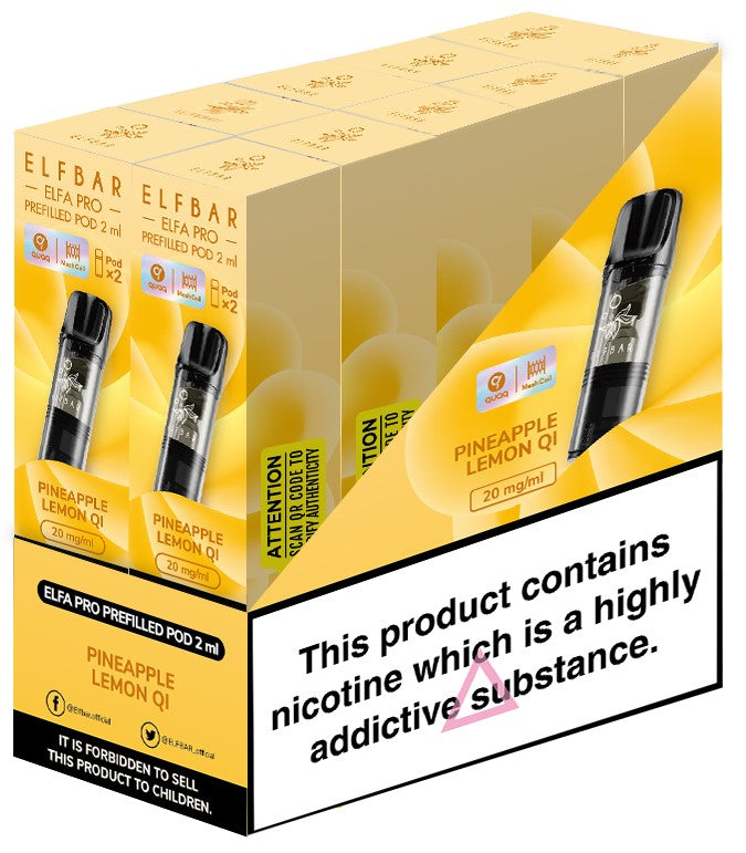 Elf Bar Pro Prefilled Pod - Pineapple Lemon Soda 10 pack of 2 pods