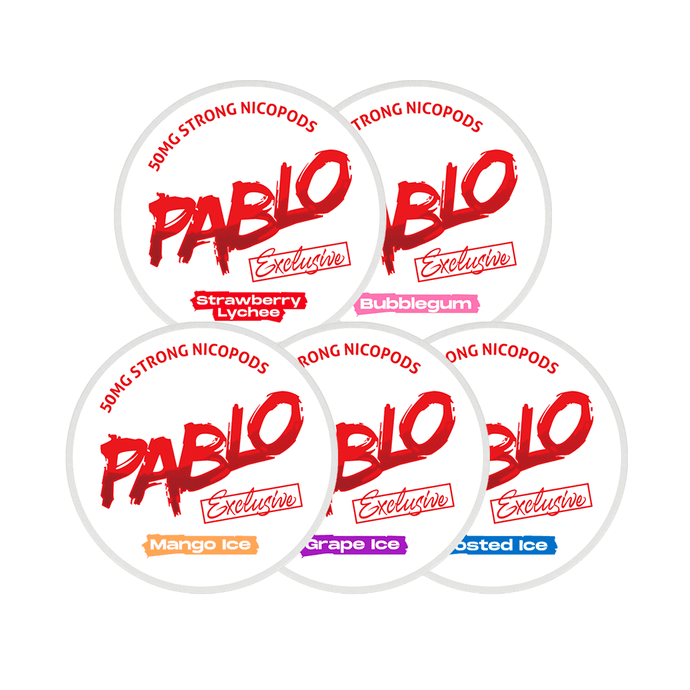 PABLO NICOTINE POUCHES 50MG - ORANGE - 10 PACK