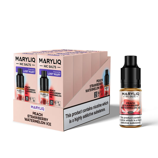 MARYLIQ Peach Strawberry Watermelon Ice - 10 pack