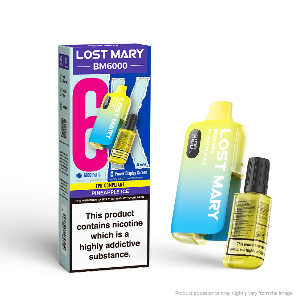 LOSTMARY 6K - BM6000 Pineapple Ice - 5 Pack