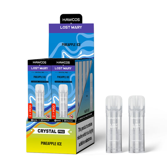 LOST MARY x HAWCOS Crystal Pro pre filled pods Arcstrading LOST MARY x HAWCOS Crystal Pro pre filled pods Arcstrading