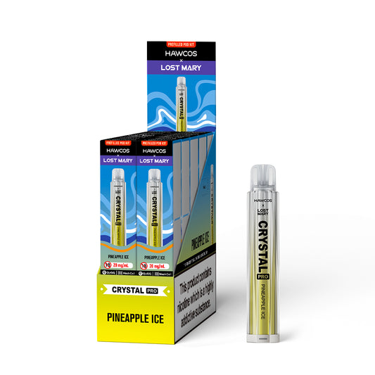 Crystal Pro Pineapple Ice  600 - 10 PACK