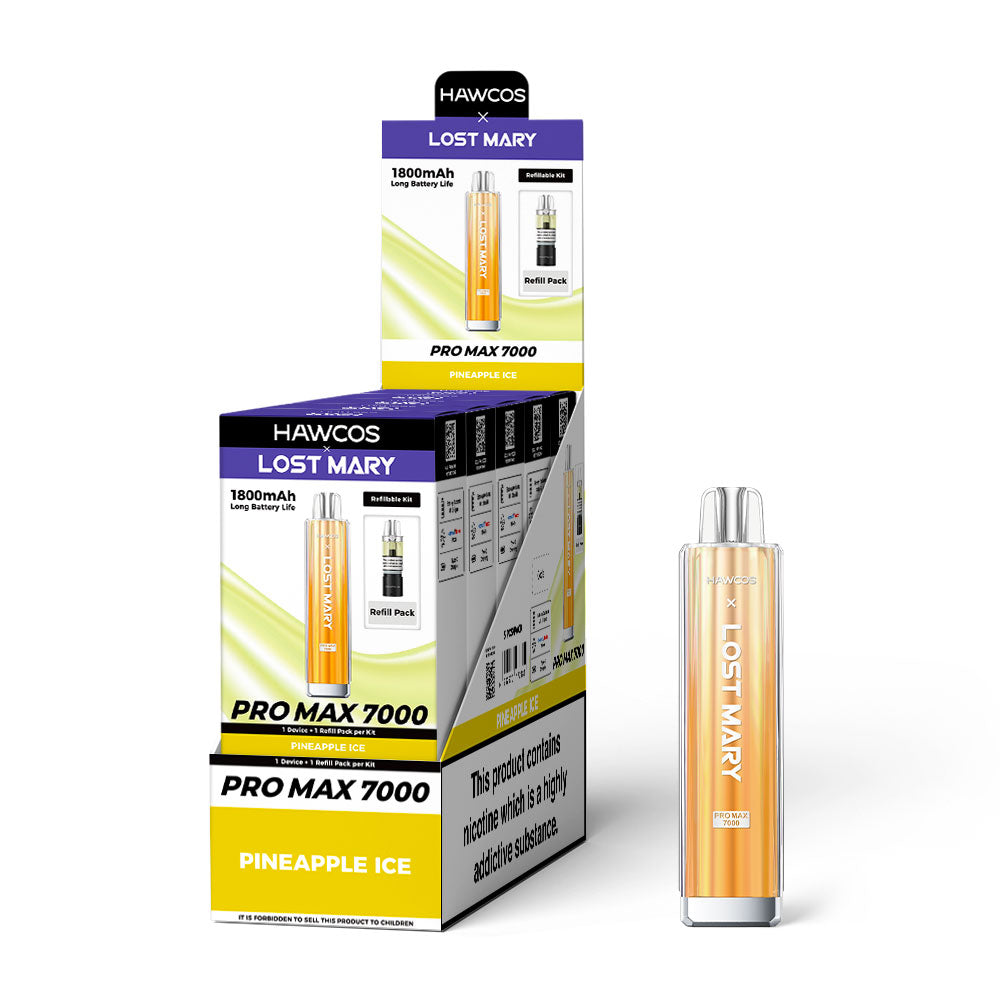 Lost Mary Pineapple- Promax 7000 Puff - 5 pack