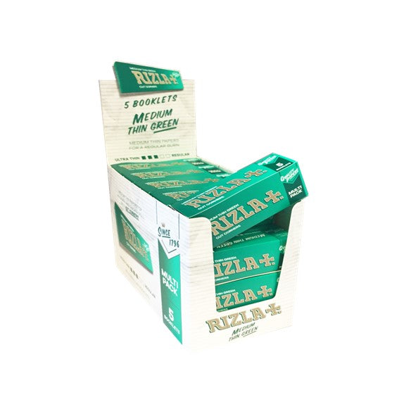 Rizla papers - Green Regular Rolling Paper Multi Pack