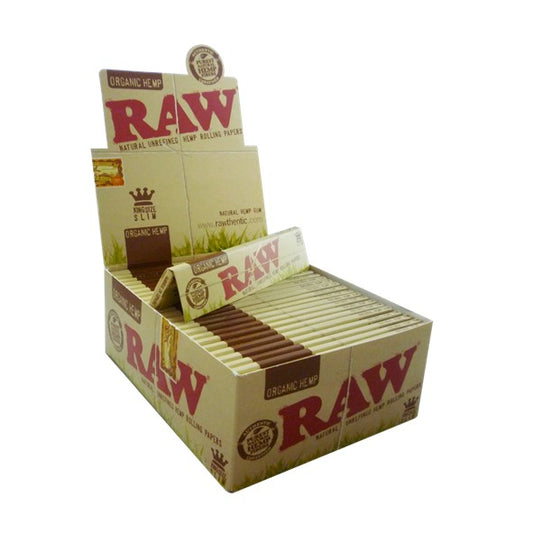 RAW Rolling Papers - Organic Unrefined Hemp KS Slim