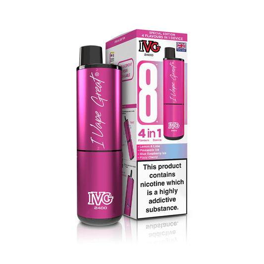 IVG 4 IN 1 - UP TO 2400 PUFFS - SPECIAL EDITION - 5 PACK