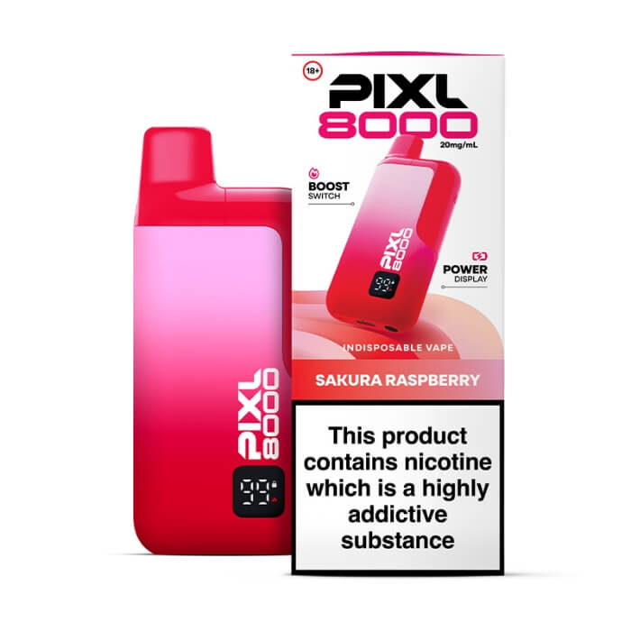 PIXL 8000 Prefilled Pod Kit - Sakura Raspberry