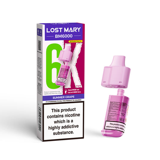 Lost Mary BM6000  Refills -Summer Grape - 5 pack