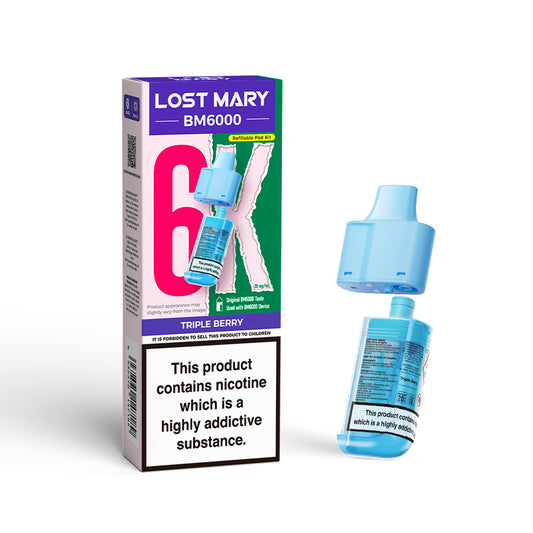 LOSTMARY 6K - BM6000 Triple Berry- 5 Pack