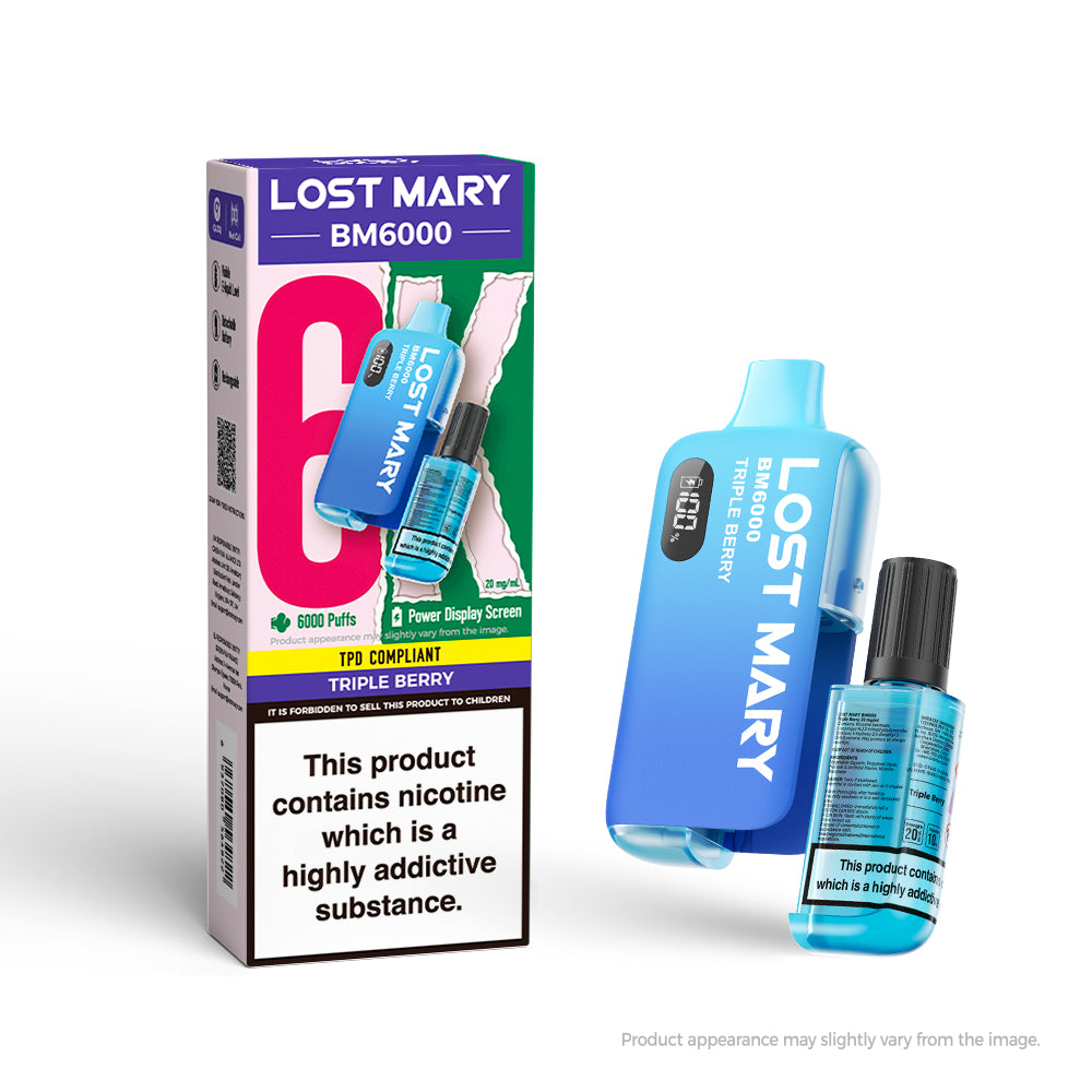 LOSTMARY 6K - BM6000 Triple Berry- 5 Pack