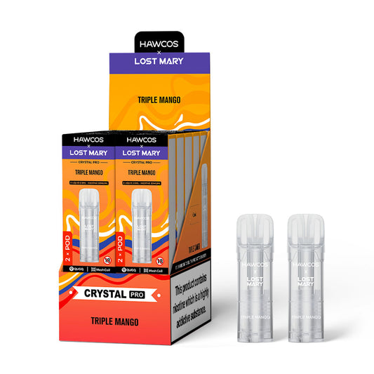 Crystal Pro pods Triple Mango  - 10 x 2 pack