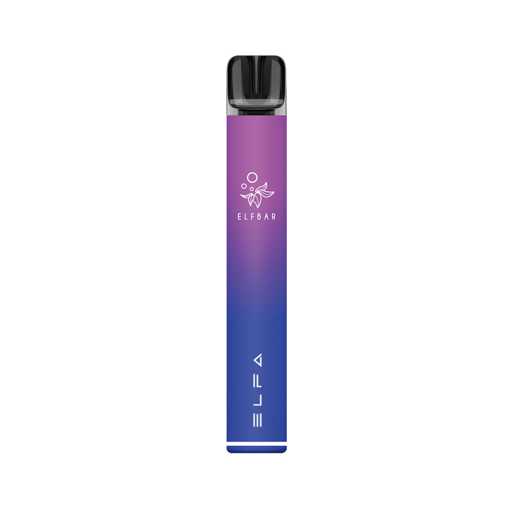 Rechargeable Elf Bar Pro Kit. 10 Aurora Purple pens filled with Watermelon. 10 pack.