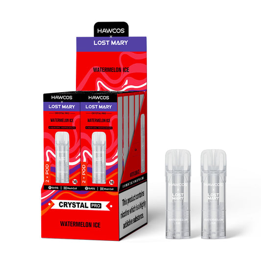 LOST MARY x HAWCOS Crystal Pro pre filled pods Arcstrading LOST MARY x HAWCOS Crystal Pro pre filled pods Arcstrading