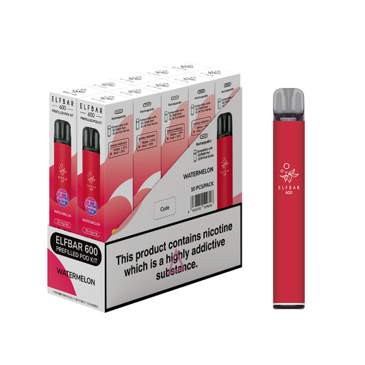 Elf Bar 600 Watermelon Pre Filled Pod vape kit