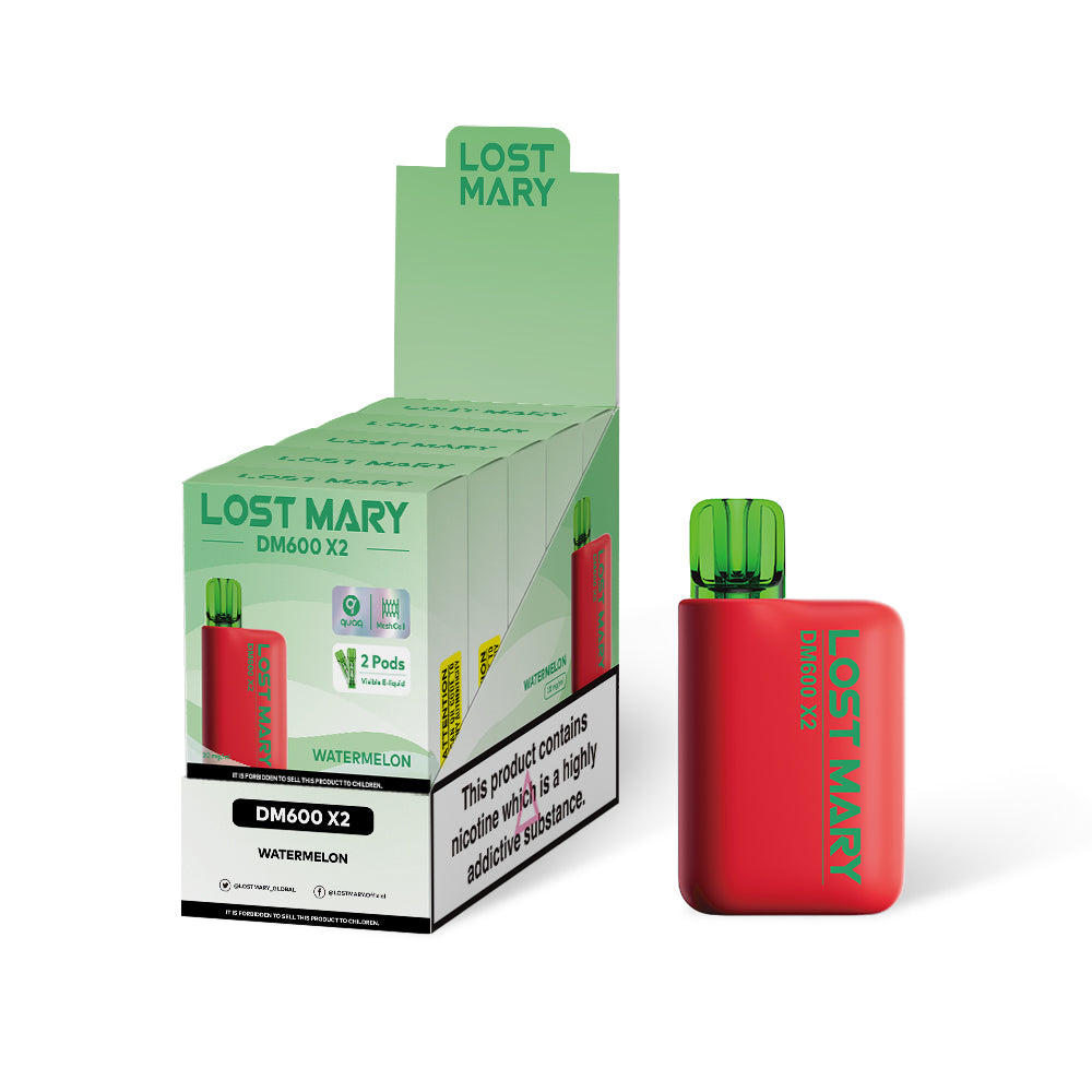 Lost Mary DM600 - Watermelon 1200 puff - 5 pack - BUY 1 GET 1 FREE