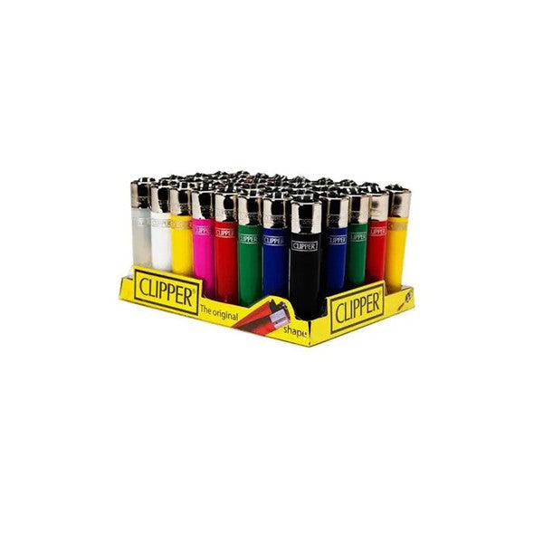 Clipper Lighters - Clipper Refillable Soft Touch 40 pack
