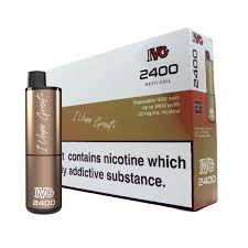 IVG 2400 Coffee edition  - Hazel Espresso, Coconut Coffee Cream, Velvet Vanilla Coffee and Caramel Coffee 4 pods in 1 disposable vape. 5 PACK