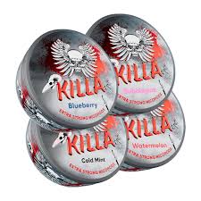 KILLA NICOTINE POUCHES 50MG - COLD MINT FLAVOUR 10 PACK