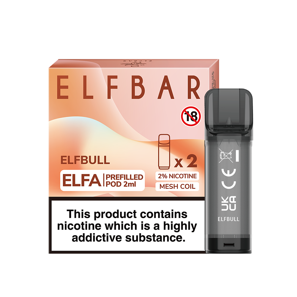 Refillable Elfa pods - 2 pack - Elfbull Flavour