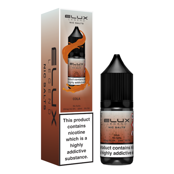 Elux Nic Salts 20mg - Cola - 10 Pack