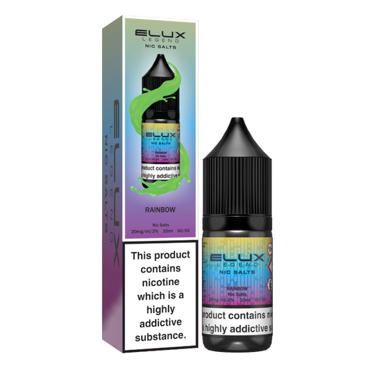 Elux Nic Salts 20mg - Rainbow - 10 Pack