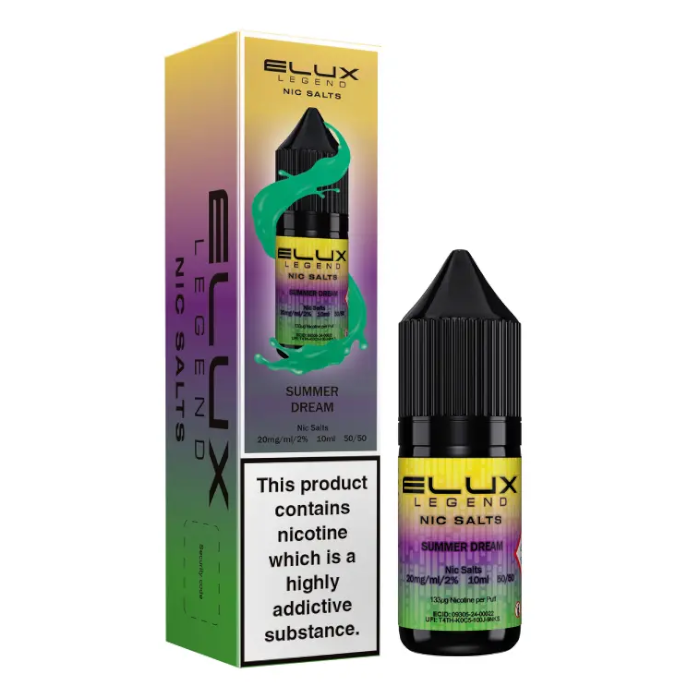 Elux Nic Salts 20mg - Summer Dream - 10 Pack