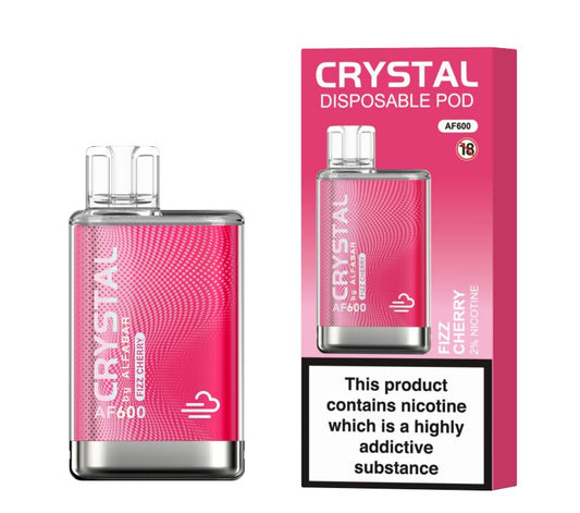 Disposable vape Alfabar Crystal fizz cherry flavour