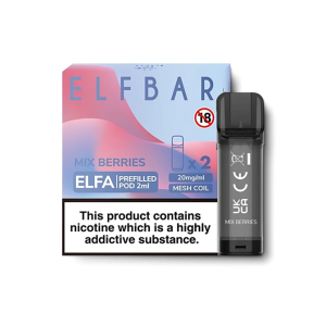 Refillable Elfa pods - 2 pack - Mixed Berry Flavour