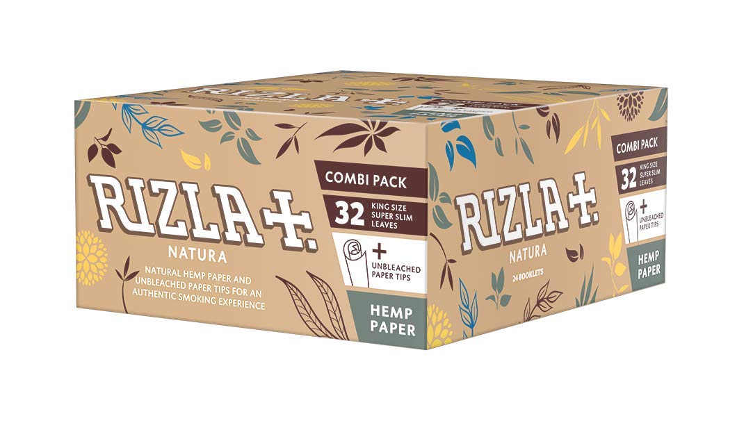 Rizla papers - Kingsize Natura Slim Papers + tips Combi pack