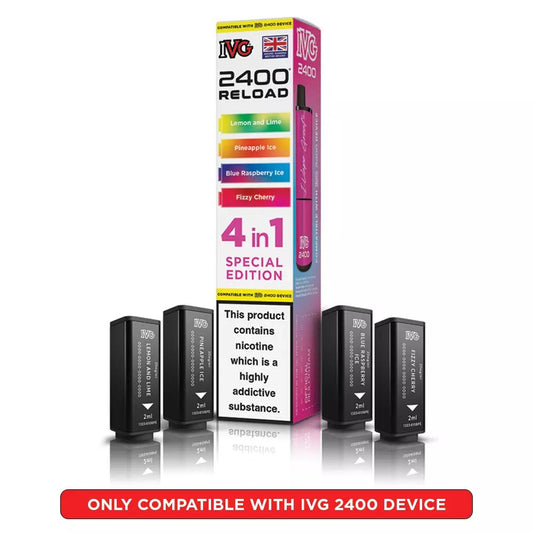 IVG 2400 4 In 1 Special Edition Reload Pods 5 pack