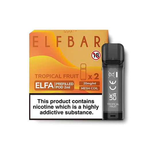 Refillable Elfa pods - 2 pack - Tropical Fruit Flavour